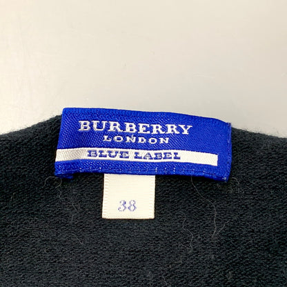 【中古品】【レディース】 BURBERRY LONDON-BLUE LABEL- バーバリーロンドン ブルーレーベル FA510-158 TANKTOP タンクトップ トップス ノースリーブ 168-250607-ma-02-izu サイズ：38 カラー：黒 万代Net店