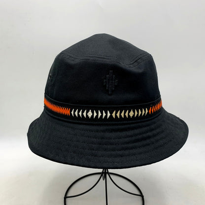 【中古品】【メンズ/レディース】 MARCELO BURLON マルセロバーロン ×STARTER スターター CMLB006S21FAB001 CROSS TAPE BUCKET HAT クロステープ バケット ハット 帽子 185-250610-ya-14-izu サイズ：OSFM カラー：BLACK 万代Net店