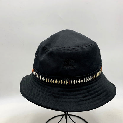 【中古品】【メンズ/レディース】 MARCELO BURLON マルセロバーロン ×STARTER スターター CMLB006S21FAB001 CROSS TAPE BUCKET HAT クロステープ バケット ハット 帽子 185-250610-ya-14-izu サイズ：OSFM カラー：BLACK 万代Net店