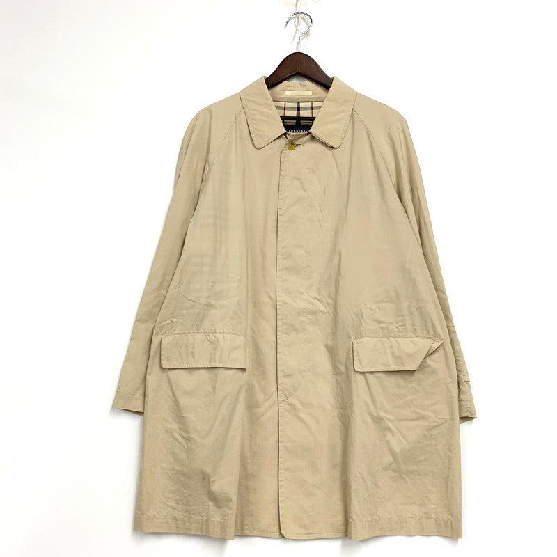 【中古品】【メンズ】 BURBERRY LONDON バーバリーロンドン BBN18-641-43 SOUTIEN COLLAR COAT ステンカラーコート アウター 長袖 141-250607-ma-19-izu サイズ：M カラー：BEIGE 万代Net店