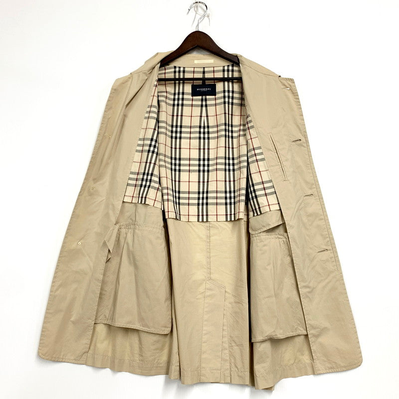 【中古品】【メンズ】 BURBERRY LONDON バーバリーロンドン BBN18-641-43 SOUTIEN COLLAR COAT ステンカラーコート アウター 長袖 141-250607-ma-19-izu サイズ：M カラー：BEIGE 万代Net店