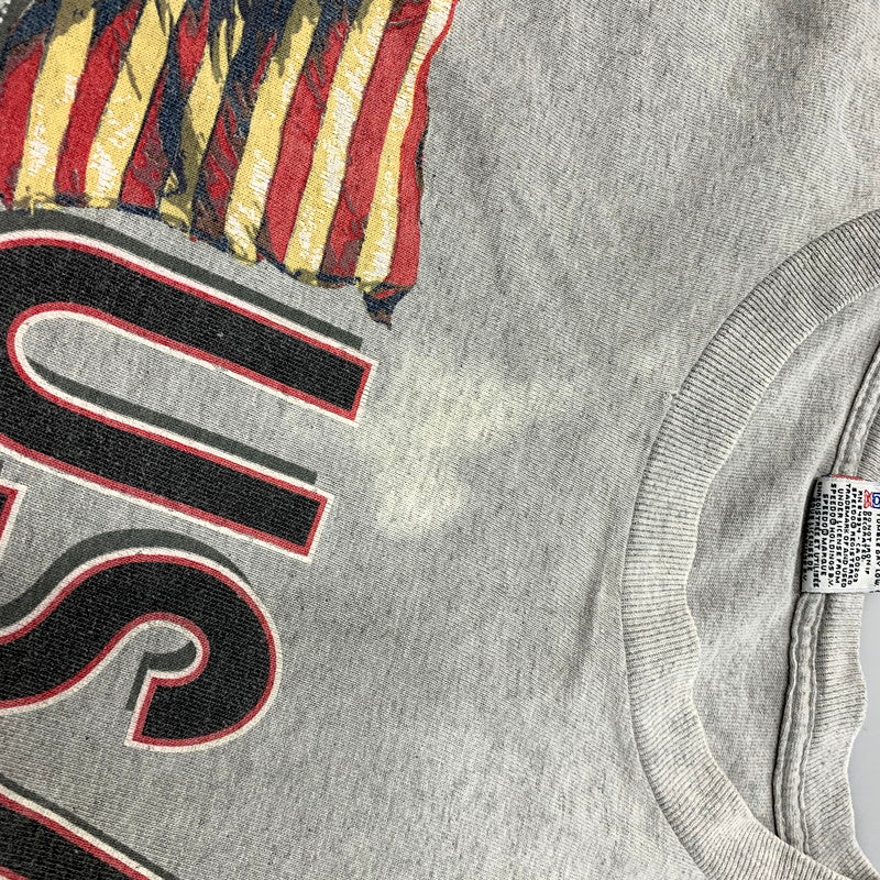 【現状渡し品】【メンズ】 SPEEDO スピード メキシコ製 両シングル c1996 90S COMPANY SS TEE 90年代 カンパニーショートスリーブT トップス 半袖 146-250607-ma-20-izu サイズ：XL カラー：グレー 万代Net店