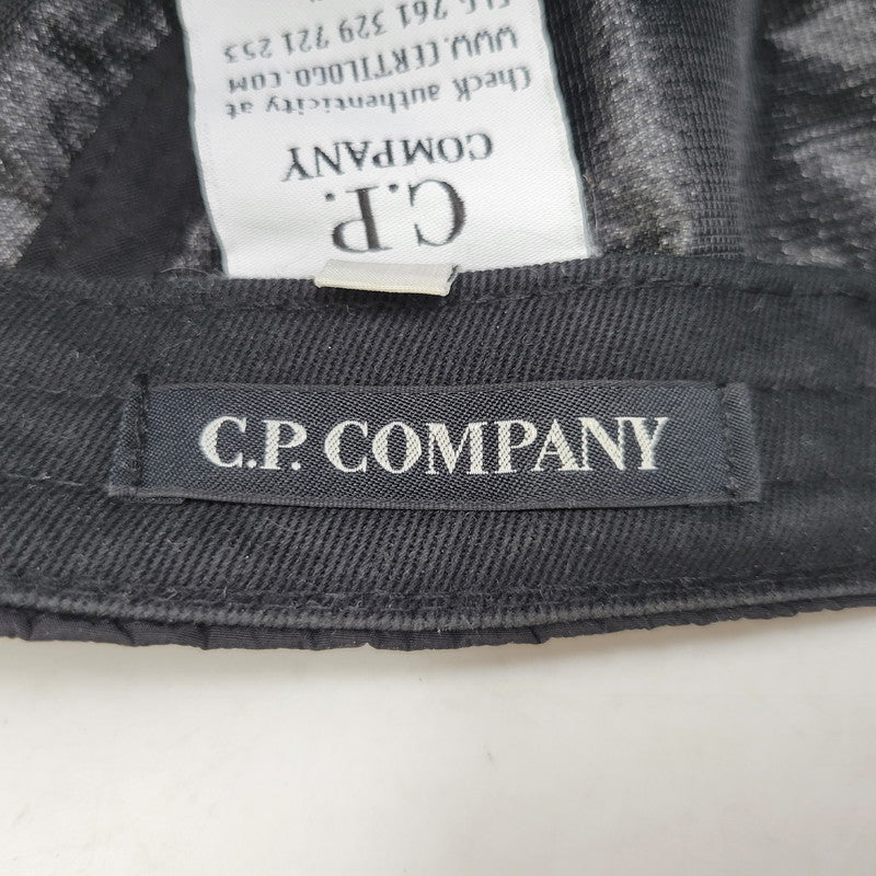 【中古品】【メンズ/レディース】 C.P.Company シーピーカンパニー NYLON CAP ナイロンキャップ 帽子 185-250604-as-01-izu サイズ：UNI カラー：ブラック 万代Net店