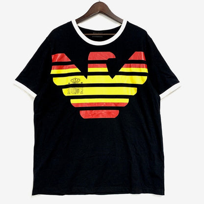 【中古品】【メンズ】 3H1T9H 1J91Z BIG LOGO SS LINGER TEE ビッグロゴ ショートスリーブ リンガー Tシャツ トップス 半袖 141-250610-ya-01-izu サイズ：XL カラー：黒系 万代Net店