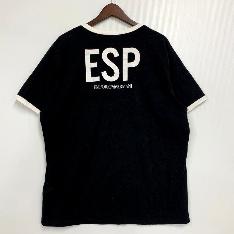 【中古品】【メンズ】 3H1T9H 1J91Z BIG LOGO SS LINGER TEE ビッグロゴ ショートスリーブ リンガー Tシャツ トップス 半袖 141-250610-ya-01-izu サイズ：XL カラー：黒系 万代Net店