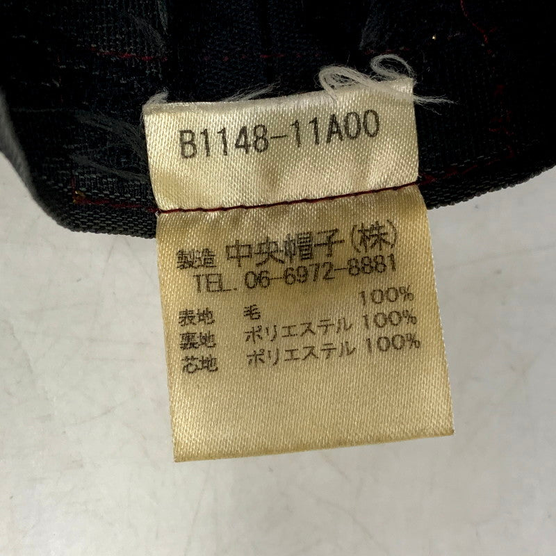 【中古品】【メンズ/レディース】 Borsalino ボルサリーノ WOOL HAT ウールハット 日本製 帽子 185-250610-as-20-izu サイズ：59cm カラー：ブラック 万代Net店