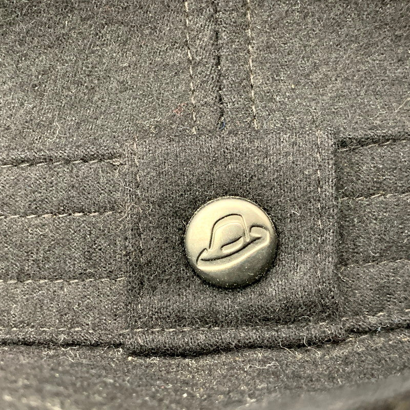 【中古品】【メンズ/レディース】 Borsalino ボルサリーノ WOOL HAT ウールハット 日本製 帽子 185-250610-as-20-izu サイズ：59cm カラー：ブラック 万代Net店