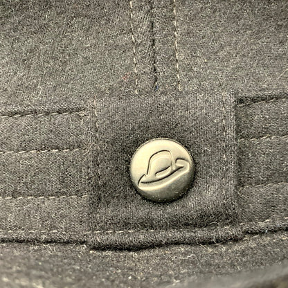 【中古品】【メンズ/レディース】 Borsalino ボルサリーノ WOOL HAT ウールハット 日本製 帽子 185-250610-as-20-izu サイズ：59cm カラー：ブラック 万代Net店