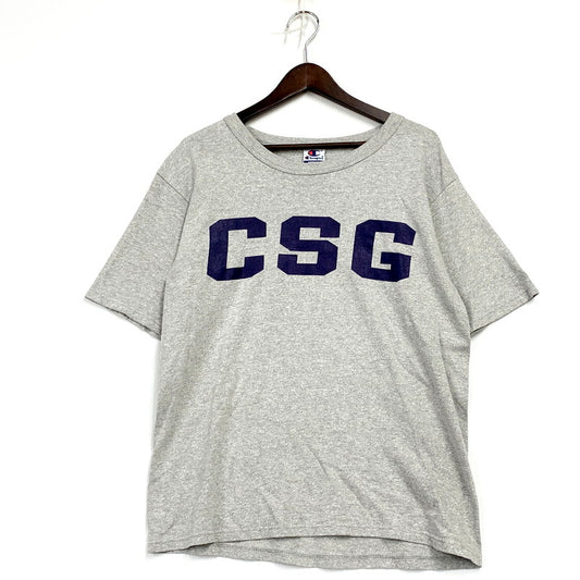 【中古品】【メンズ】 Champion チャンピオン 90S CSG SS TEE 90年代 シーエスジー ショートスリーブT トップス 半袖 146-250708-ma-07-izu サイズ：M カラー：グレー 万代Net店