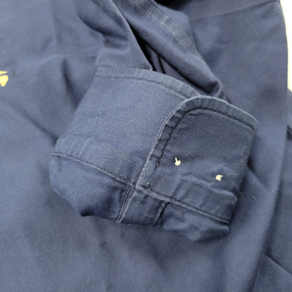 【中古品】【メンズ】 Brooks Brothers ブルックスブラザーズ 1818 REGENT LS BD SHIRT ロングスリーブ ボタンダウン シャツ 長袖 トップス 145-250610-as-26-izu サイズ：L カラー：ネイビー 万代Net店