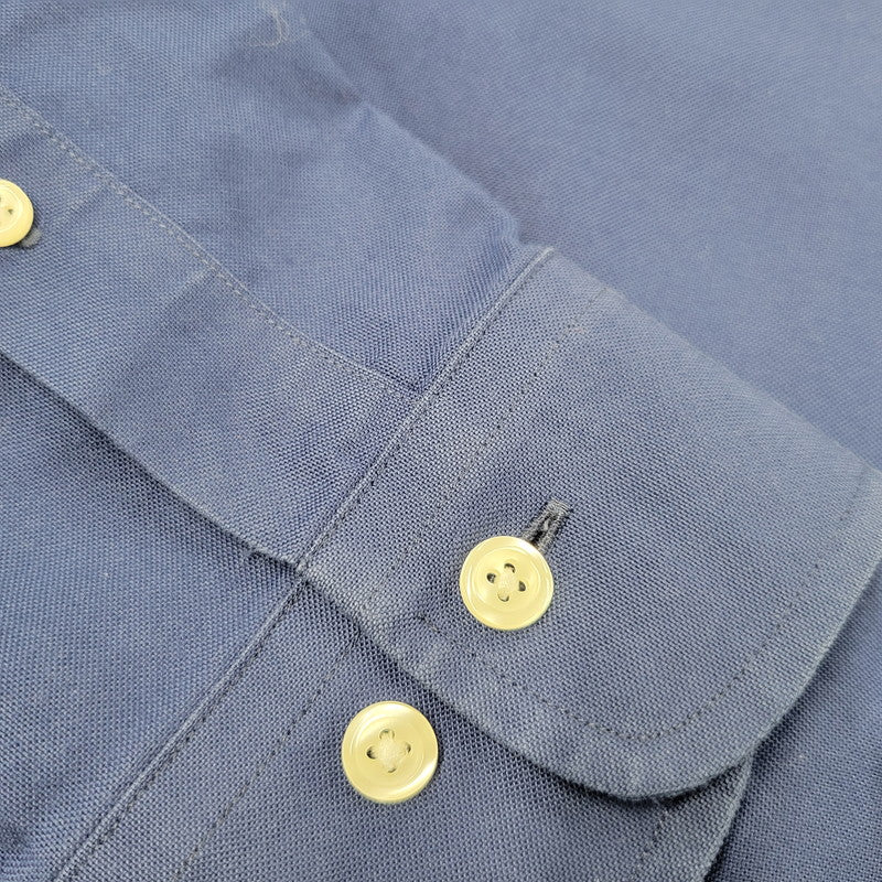 【中古品】【メンズ】 Brooks Brothers ブルックスブラザーズ 1818 REGENT LS BD SHIRT ロングスリーブ ボタンダウン シャツ 長袖 トップス 145-250610-as-26-izu サイズ：L カラー：ネイビー 万代Net店