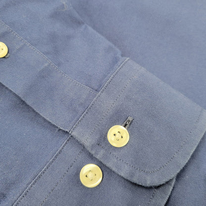 【中古品】【メンズ】 Brooks Brothers ブルックスブラザーズ 1818 REGENT LS BD SHIRT ロングスリーブ ボタンダウン シャツ 長袖 トップス 145-250610-as-26-izu サイズ：L カラー：ネイビー 万代Net店