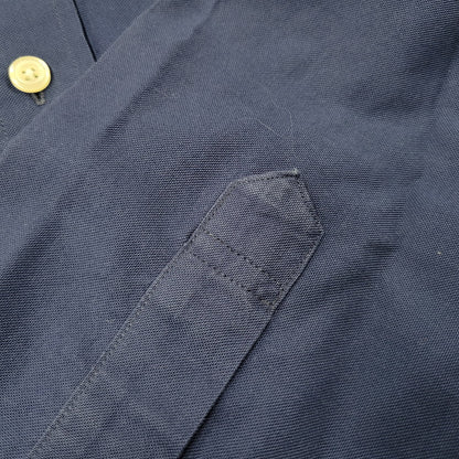 【中古品】【メンズ】 Brooks Brothers ブルックスブラザーズ 1818 REGENT LS BD SHIRT ロングスリーブ ボタンダウン シャツ 長袖 トップス 145-250610-as-26-izu サイズ：L カラー：ネイビー 万代Net店