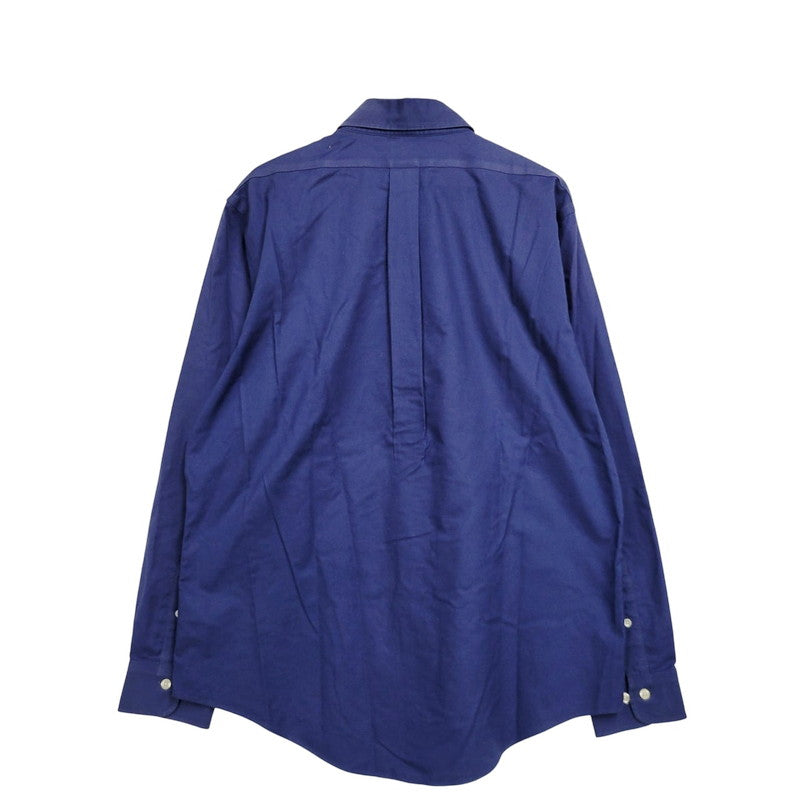 【中古品】【メンズ】 Brooks Brothers ブルックスブラザーズ 1818 REGENT LS BD SHIRT ロングスリーブ ボタンダウン シャツ 長袖 トップス 145-250610-as-26-izu サイズ：L カラー：ネイビー 万代Net店