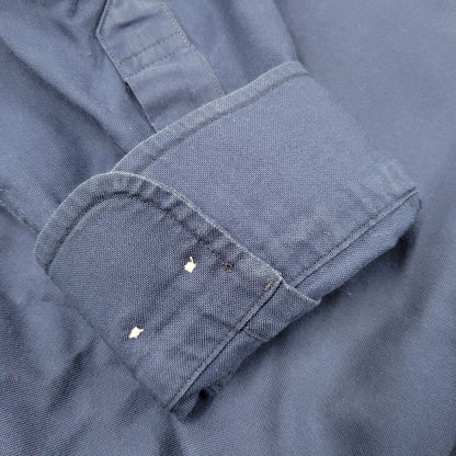 【中古品】【メンズ】 Brooks Brothers ブルックスブラザーズ 1818 REGENT LS BD SHIRT ロングスリーブ ボタンダウン シャツ 長袖 トップス 145-250610-as-26-izu サイズ：L カラー：ネイビー 万代Net店