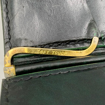 【中古品】【メンズ/レディース】 SAMURAI CRAFT サムライ クラフト MONEY CLIP COMPACT LEATHER WALLET マネー クリップ コンパクト レザー ウォレット 財布 201-250610-ya-13-izu カラー：GREEN 万代Net店