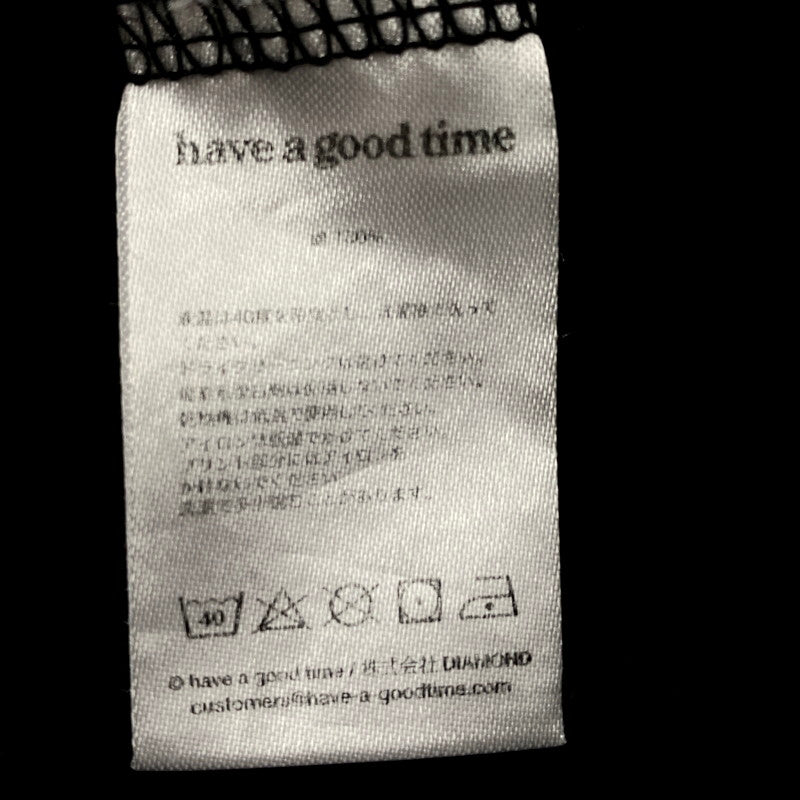 【中古品】【メンズ】 HAVE A GOOD TIME ハブアグッドタイム SS LOGO TEE ショートスリーブ ロゴ Tシャツ 半袖 トップス 142-250610-as-38-izu サイズ：XL カラー：ブラック 万代Net店