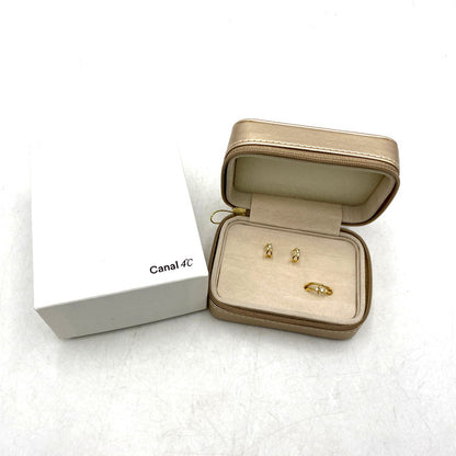 【中古品】【レディース】 canal4℃ カナルヨンドシー RING&PIERCE SET リング 指輪 ピアス セット 192-250611-as-11-izu カラー：ゴールド 万代Net店
