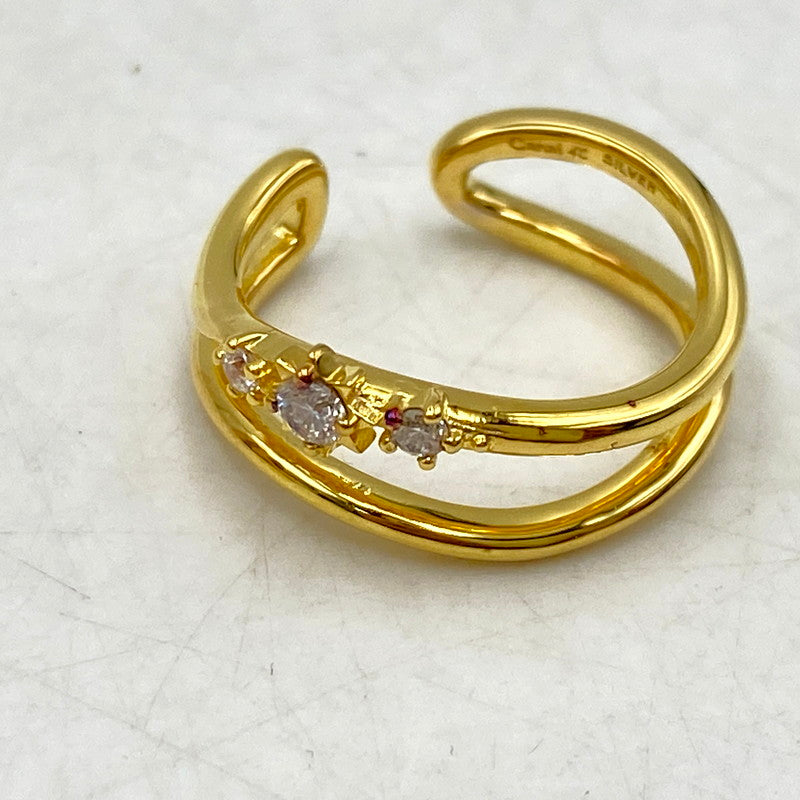 【中古品】【レディース】 canal4℃ カナルヨンドシー RING&PIERCE SET リング 指輪 ピアス セット 192-250611-as-11-izu カラー：ゴールド 万代Net店