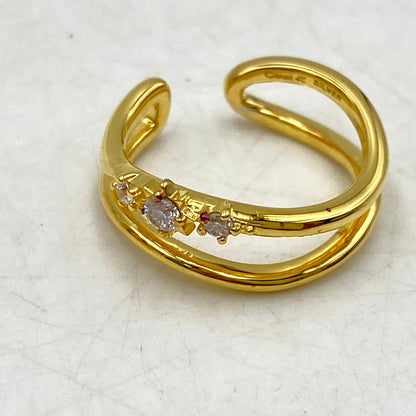 【中古品】【レディース】 canal4℃ カナルヨンドシー RING&PIERCE SET リング 指輪 ピアス セット 192-250611-as-11-izu カラー：ゴールド 万代Net店