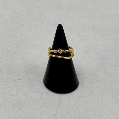 【中古品】【レディース】 canal4℃ カナルヨンドシー RING&PIERCE SET リング 指輪 ピアス セット 192-250611-as-11-izu カラー：ゴールド 万代Net店