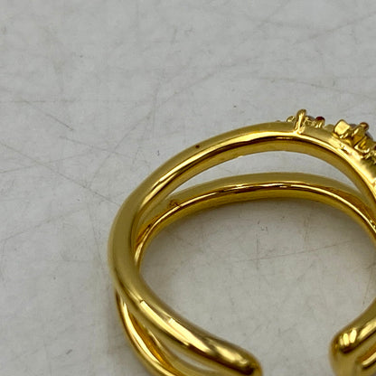 【中古品】【レディース】 canal4℃ カナルヨンドシー RING&PIERCE SET リング 指輪 ピアス セット 192-250611-as-11-izu カラー：ゴールド 万代Net店