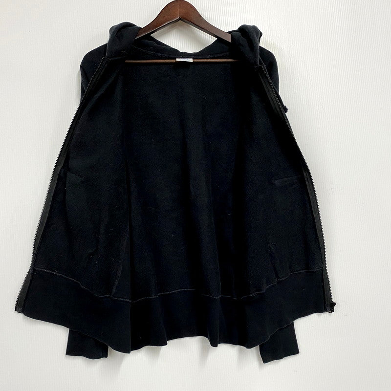 【中古品】【メンズ】 Champion チャンピオン REVERSE WEAVE COLLEGE LOGO BACK PRINT ZIP HOODIE C3-W115 リバースウィーブ カレッジロゴ バックプリント ジップ フーディ パーカー 長袖 トップス 148-250610-as-39-izu サイズ：M カラー：ブラック 万代Net店