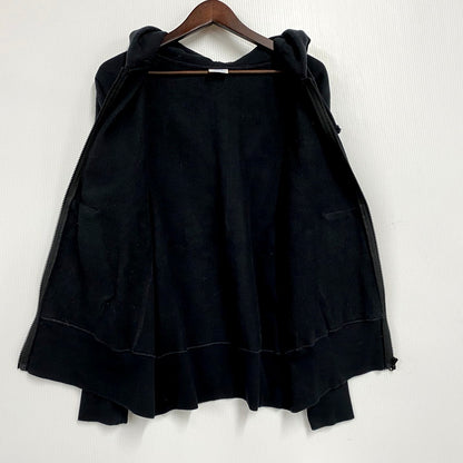 【中古品】【メンズ】 Champion チャンピオン REVERSE WEAVE COLLEGE LOGO BACK PRINT ZIP HOODIE C3-W115 リバースウィーブ カレッジロゴ バックプリント ジップ フーディ パーカー 長袖 トップス 148-250610-as-39-izu サイズ：M カラー：ブラック 万代Net店