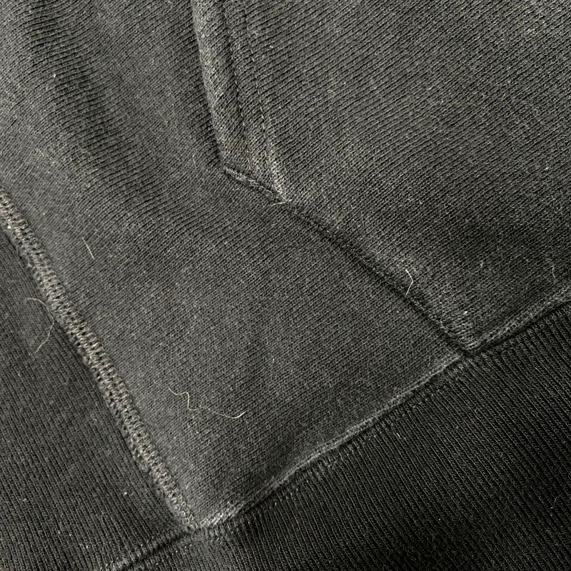 【中古品】【メンズ】 Champion チャンピオン REVERSE WEAVE COLLEGE LOGO BACK PRINT ZIP HOODIE C3-W115 リバースウィーブ カレッジロゴ バックプリント ジップ フーディ パーカー 長袖 トップス 148-250610-as-39-izu サイズ：M カラー：ブラック 万代Net店