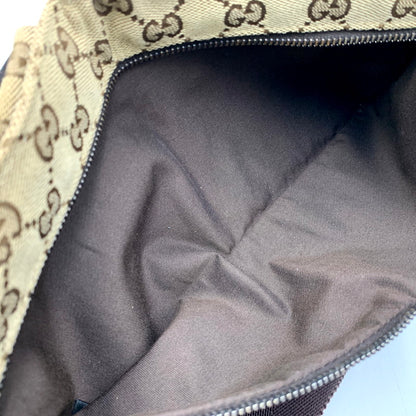 【中古品】【メンズ/レディース】 GUCCI グッチ 28566 GG キャンバス WAIST POUCH ウエストポーチ 鞄 カバン ボディバッグ 180-250605-ma-06-izu カラー：茶系 万代Net店