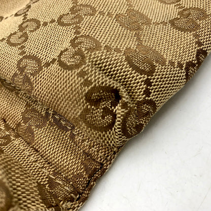 【中古品】【メンズ/レディース】 GUCCI グッチ 28566 GG キャンバス WAIST POUCH ウエストポーチ 鞄 カバン ボディバッグ 180-250605-ma-06-izu カラー：茶系 万代Net店