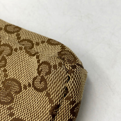 【中古品】【メンズ/レディース】 GUCCI グッチ 28566 GG キャンバス WAIST POUCH ウエストポーチ 鞄 カバン ボディバッグ 180-250605-ma-06-izu カラー：茶系 万代Net店