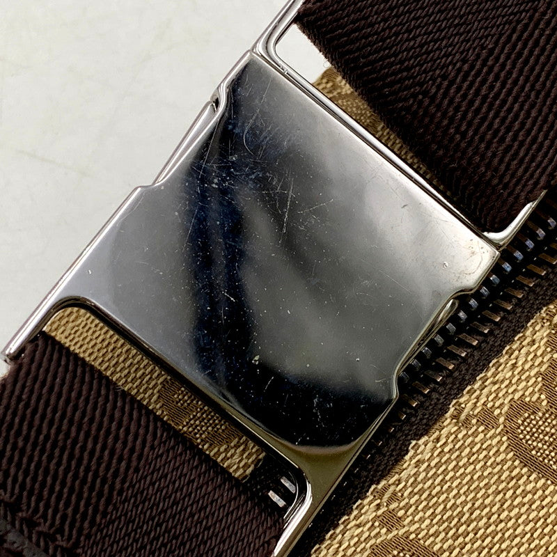 【中古品】【メンズ/レディース】 GUCCI グッチ 28566 GG キャンバス WAIST POUCH ウエストポーチ 鞄 カバン ボディバッグ 180-250605-ma-06-izu カラー：茶系 万代Net店