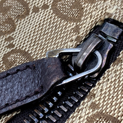 【中古品】【メンズ/レディース】 GUCCI グッチ 28566 GG キャンバス WAIST POUCH ウエストポーチ 鞄 カバン ボディバッグ 180-250605-ma-06-izu カラー：茶系 万代Net店