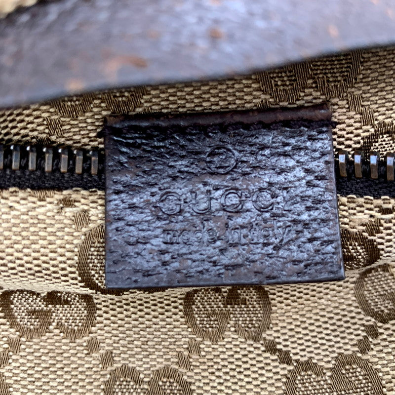 【中古品】【メンズ/レディース】 GUCCI グッチ 28566 GG キャンバス WAIST POUCH ウエストポーチ 鞄 カバン ボディバッグ 180-250605-ma-06-izu カラー：茶系 万代Net店