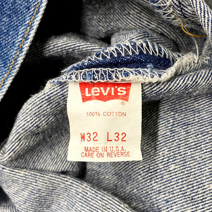 【現状渡し品】【メンズ】 Levi's リーバイス SMALL-E 501XX 90S STRAIGHT DENIM PANTS 501-0000 ストレート デニムパンツ USA製 刻印546 ジーンズ ボトムス 157-250610-as-35-izu サイズ：32×32 カラー：インディゴ 万代Net店