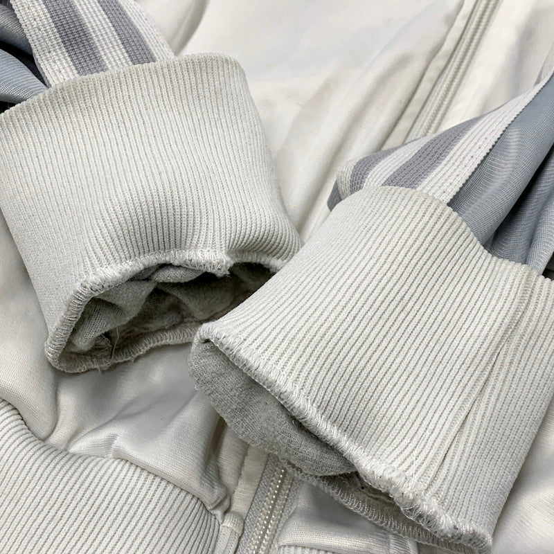 【中古品】【メンズ】 adidas アディダス TRACK JACKET トラックジャケット ATP KEYROLANタグ USA製 146-250606-as-04-izu サイズ：M カラー：ホワイト×グレー 万代Net店