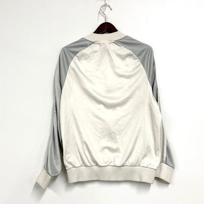 【中古品】【メンズ】 adidas アディダス TRACK JACKET トラックジャケット ATP KEYROLANタグ USA製 146-250606-as-04-izu サイズ：M カラー：ホワイト×グレー 万代Net店