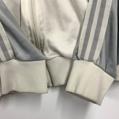 【中古品】【メンズ】 adidas アディダス TRACK JACKET トラックジャケット ATP KEYROLANタグ USA製 146-250606-as-04-izu サイズ：M カラー：ホワイト×グレー 万代Net店
