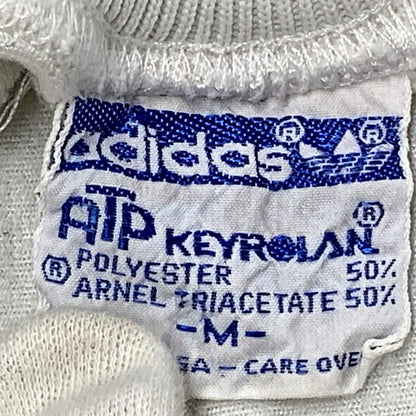 【中古品】【メンズ】 adidas アディダス TRACK JACKET トラックジャケット ATP KEYROLANタグ USA製 146-250606-as-04-izu サイズ：M カラー：ホワイト×グレー 万代Net店