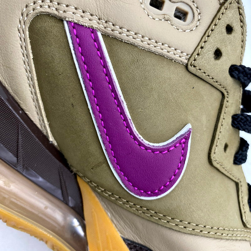 【中古品】【メンズ】 NIKE ナイキ × ATMOS アトモス LEBRON 18 LOW NRG CW3153-200 レブロン 18 ロー スニーカー シューズ 靴 160-250611-as-14-izu サイズ：28cm カラー：KHAKI/VIOTECH-DARK MOCHA 万代Net店