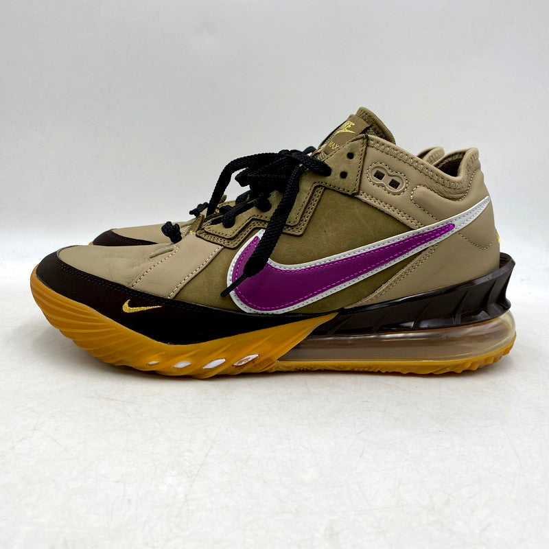 【中古品】【メンズ】 NIKE ナイキ × ATMOS アトモス LEBRON 18 LOW NRG CW3153-200 レブロン 18 ロー スニーカー シューズ 靴 160-250611-as-14-izu サイズ：28cm カラー：KHAKI/VIOTECH-DARK MOCHA 万代Net店