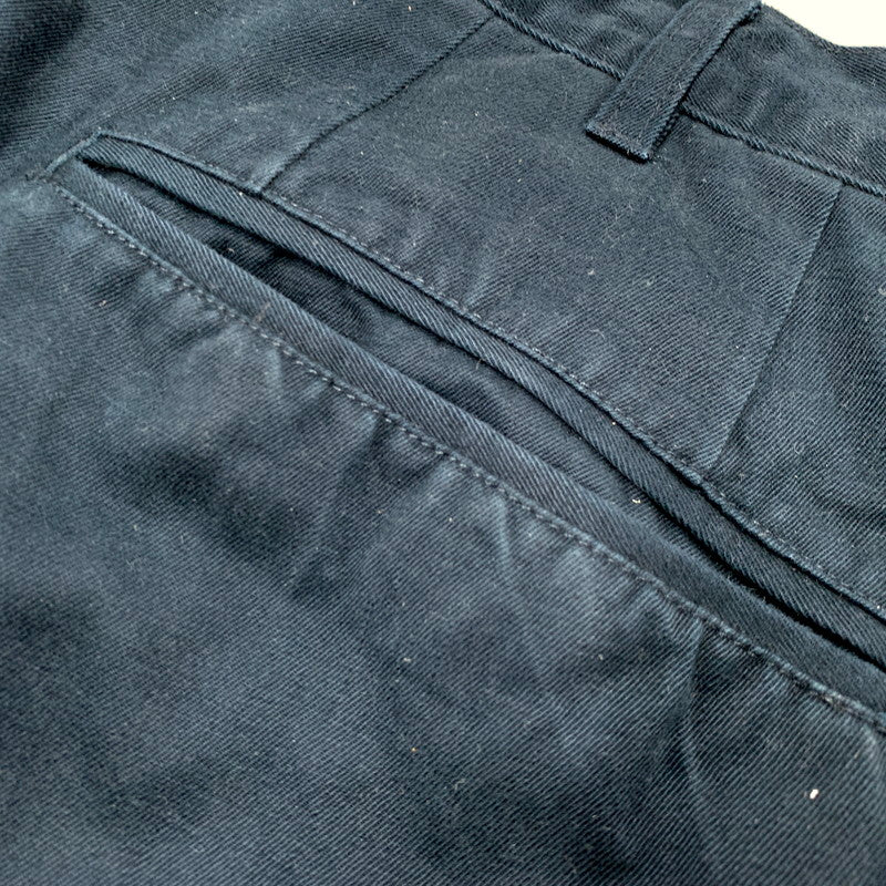 【中古品】【メンズ】 atmos アトモス BAGGY TAPERED CHINO PANTS MA24S-LP008 バギー テーパード チノパンツ ボトムス 153-250613-as-17-izu サイズ：XL カラー：ネイビー系 万代Net店