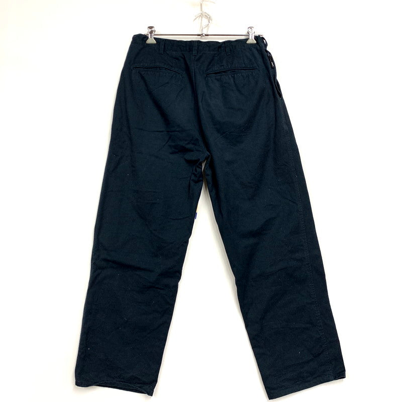 【中古品】【メンズ】 atmos アトモス BAGGY TAPERED CHINO PANTS MA24S-LP008 バギー テーパード チノパンツ ボトムス 153-250613-as-17-izu サイズ：XL カラー：ネイビー系 万代Net店