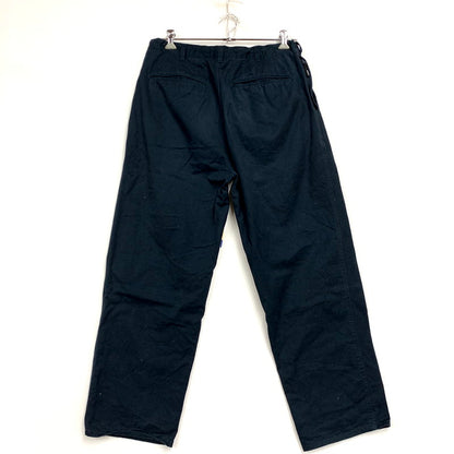 【中古品】【メンズ】 atmos アトモス BAGGY TAPERED CHINO PANTS MA24S-LP008 バギー テーパード チノパンツ ボトムス 153-250613-as-17-izu サイズ：XL カラー：ネイビー系 万代Net店