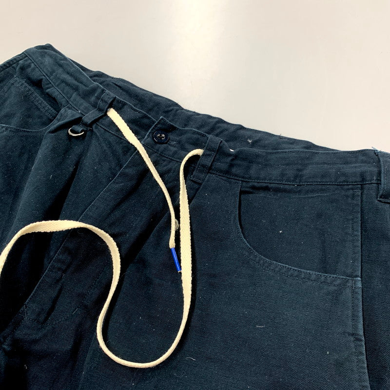 【中古品】【メンズ】 atmos アトモス BAGGY TAPERED CHINO PANTS MA24S-LP008 バギー テーパード チノパンツ ボトムス 153-250613-as-17-izu サイズ：XL カラー：ネイビー系 万代Net店