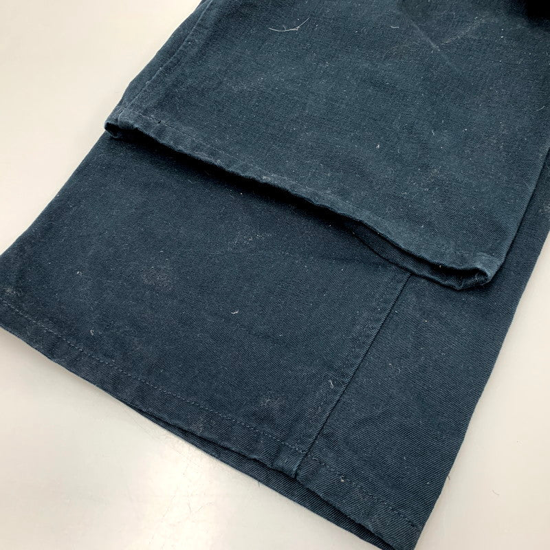 【中古品】【メンズ】 atmos アトモス BAGGY TAPERED CHINO PANTS MA24S-LP008 バギー テーパード チノパンツ ボトムス 153-250613-as-17-izu サイズ：XL カラー：ネイビー系 万代Net店