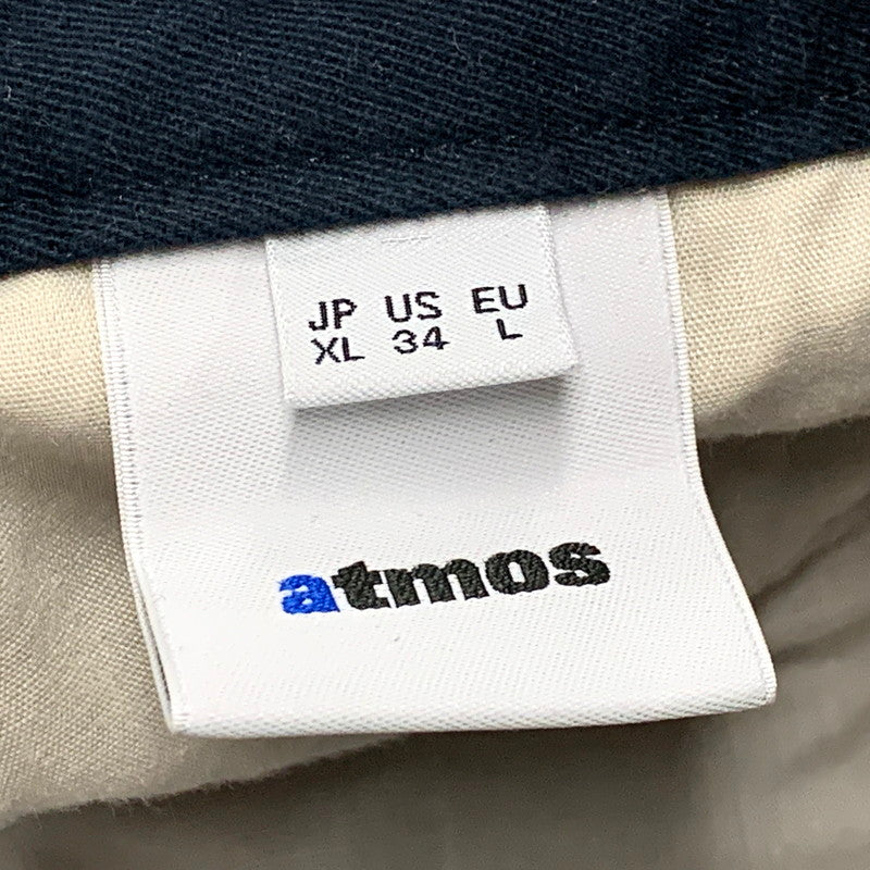 【中古品】【メンズ】 atmos アトモス BAGGY TAPERED CHINO PANTS MA24S-LP008 バギー テーパード チノパンツ ボトムス 153-250613-as-17-izu サイズ：XL カラー：ネイビー系 万代Net店