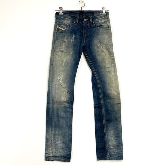 【中古品】【メンズ】 BLUE EYECONS BELTHER DENIM PANTS 0828T ブルーアイコン デニムパンツ ジーンズ ボトムス 152-250613-as-21-izu サイズ：26 カラー：インディゴ 万代Net店