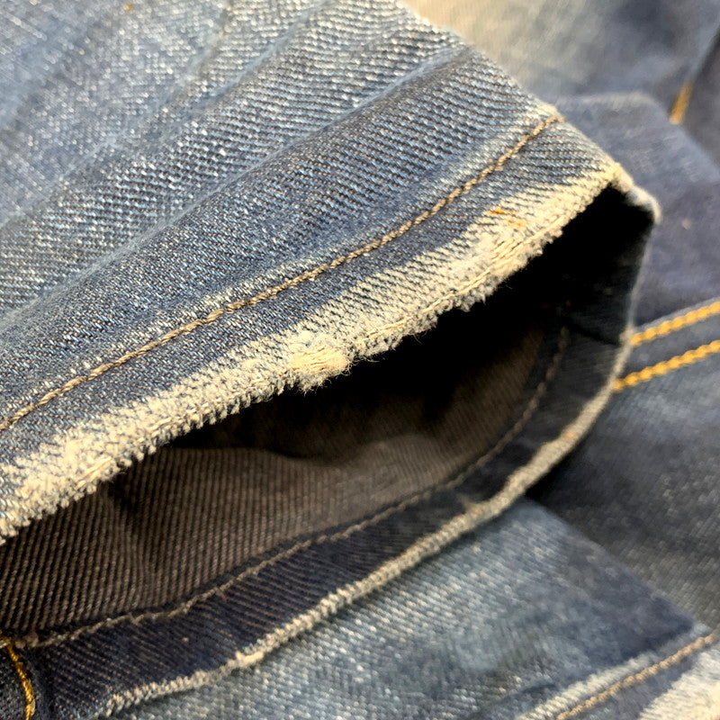 【中古品】【メンズ】 BLUE EYECONS BELTHER DENIM PANTS 0828T ブルーアイコン デニムパンツ ジーンズ ボトムス 152-250613-as-21-izu サイズ：26 カラー：インディゴ 万代Net店